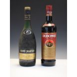 Wines & Spirits - 70cl bottle Remy Martin V.S.O.P. Cognac together with a 75cl bottle of Dubonnet (