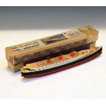 Vintage Chad Valley 'Take To Pieces' model - R.M.S. Queen Mary, in original box Condition: