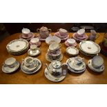 Japanese eggshell porcelain tea service together with a quantity of various Limoges table ware