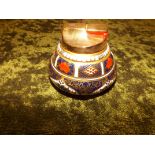 A Royal Crown Derby Old Imari pattern table cigarette lighter 1128 XLII.