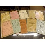 Ten Cat Championship Show catalogues from the early 20th century being Crystal Palace, Harrogate,