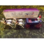 A 1953 Coronation Souvenir being The State Landau by F.G.T. & Sons London comprising 4 horses,