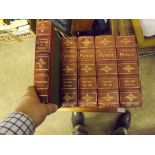 Four bound volumes of Punch for 1865-67, 77-79, 85-87, plus A History of Punch by Spielmann,
