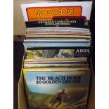 BOX OF VINYL LP RECORDS EST [£10- £20]