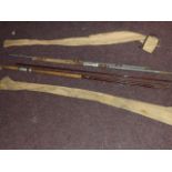 E ANGLIAN QUAL TACK ,12 FT SPLIT CANE ROD + OTHER EST[£15-£30]