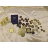 COLLECTION OF CROWNS & OTHER COINS EST [£15- £25]