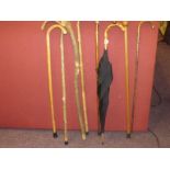 SELECTION OF WALKING STICKS EST [£10- £20]