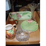 BOX LOT OF CHINA & GLASS EST [£5- £10]