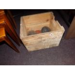 TWO OLD BALLS IN A VINTAGE BOX [£5- £10]