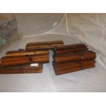 COLLECTION OF 7 CARPENTERS WOODEN MOULDING PLANES EST [£10- £20]