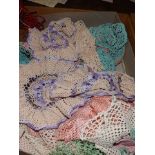 COLLECTION OF CROCHET DOILLES EST [£10- £20]