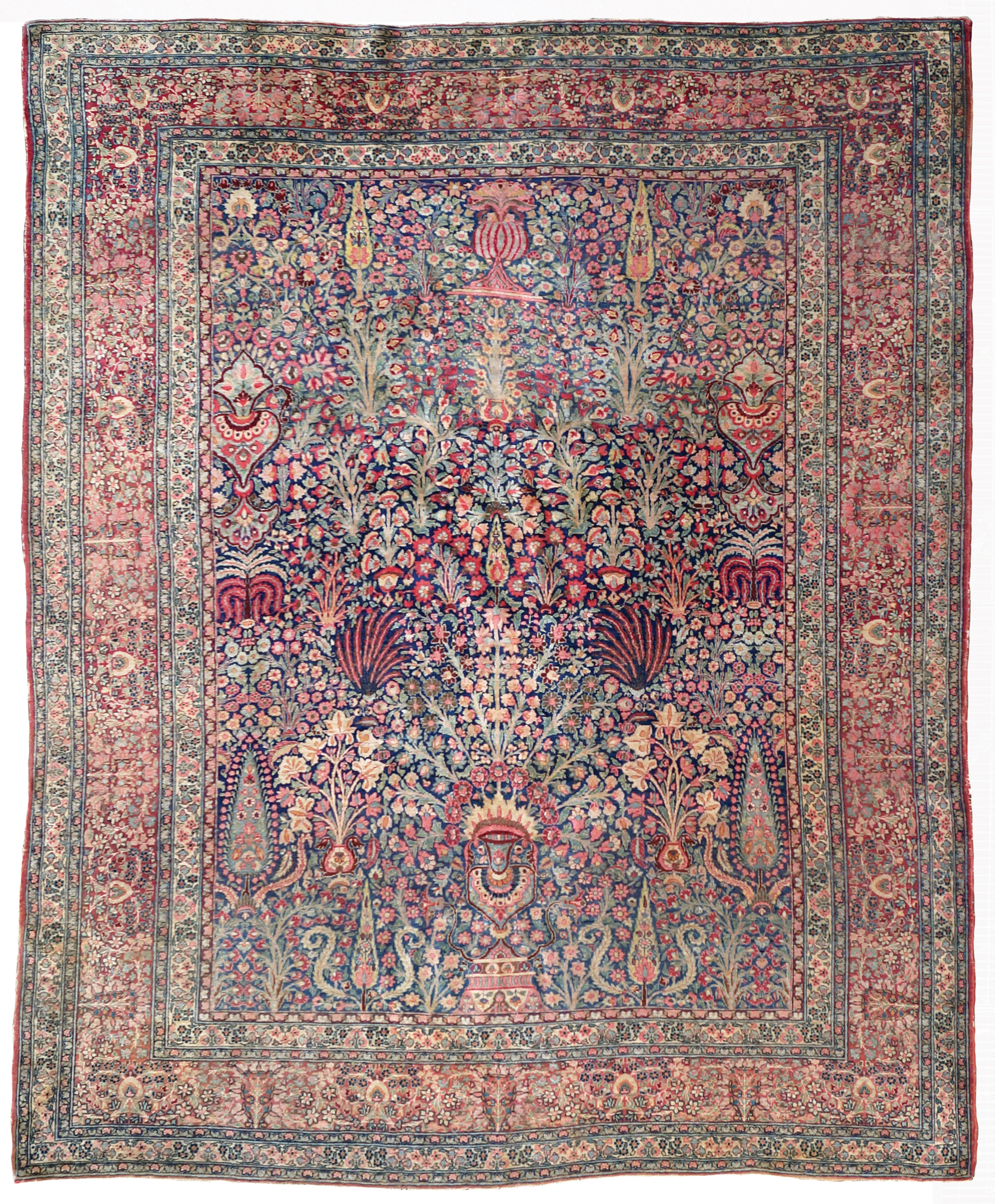 A Kirman carpet Iran, late 19th century 293x247 cm.