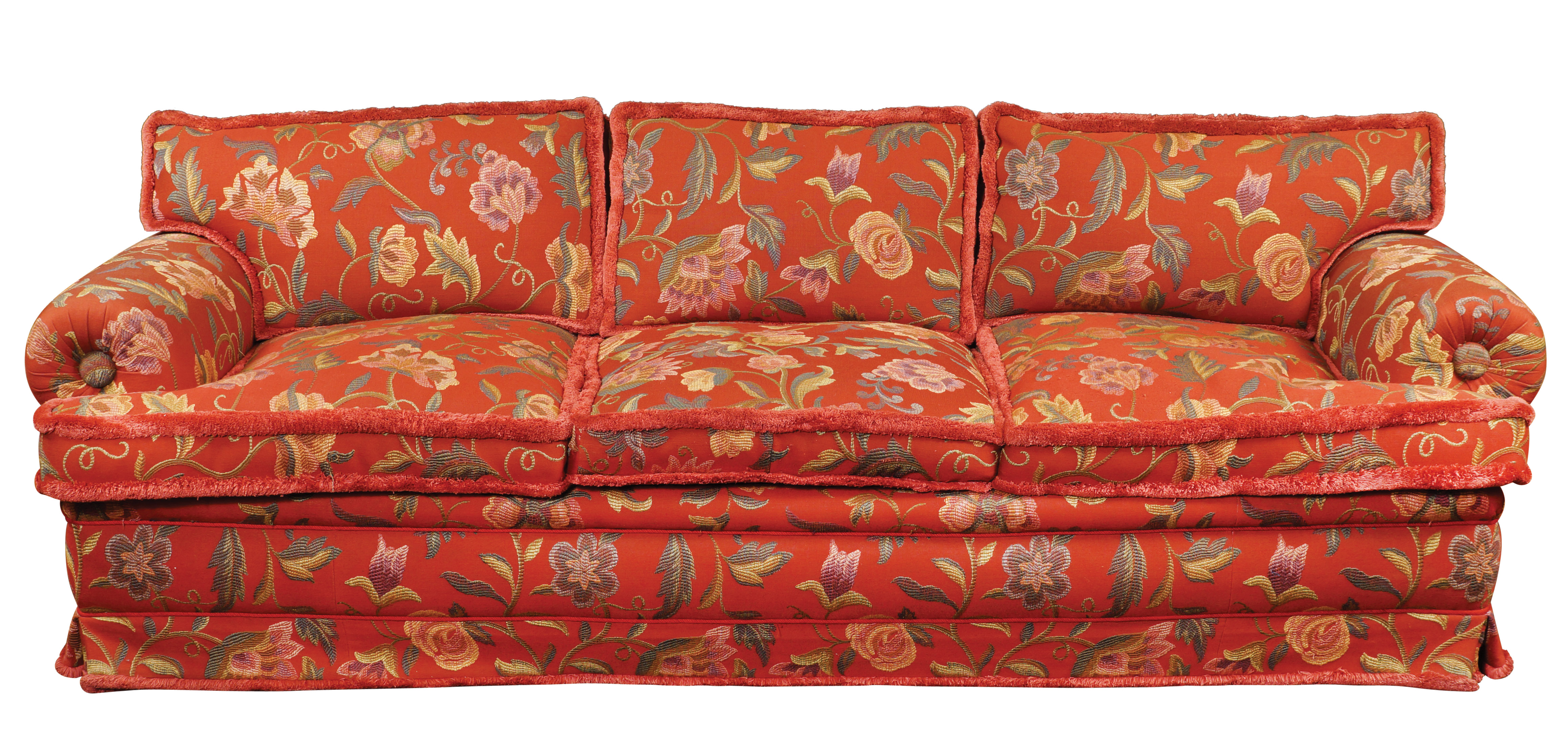 A three seater sofa 20th century 84x245x92 cm.