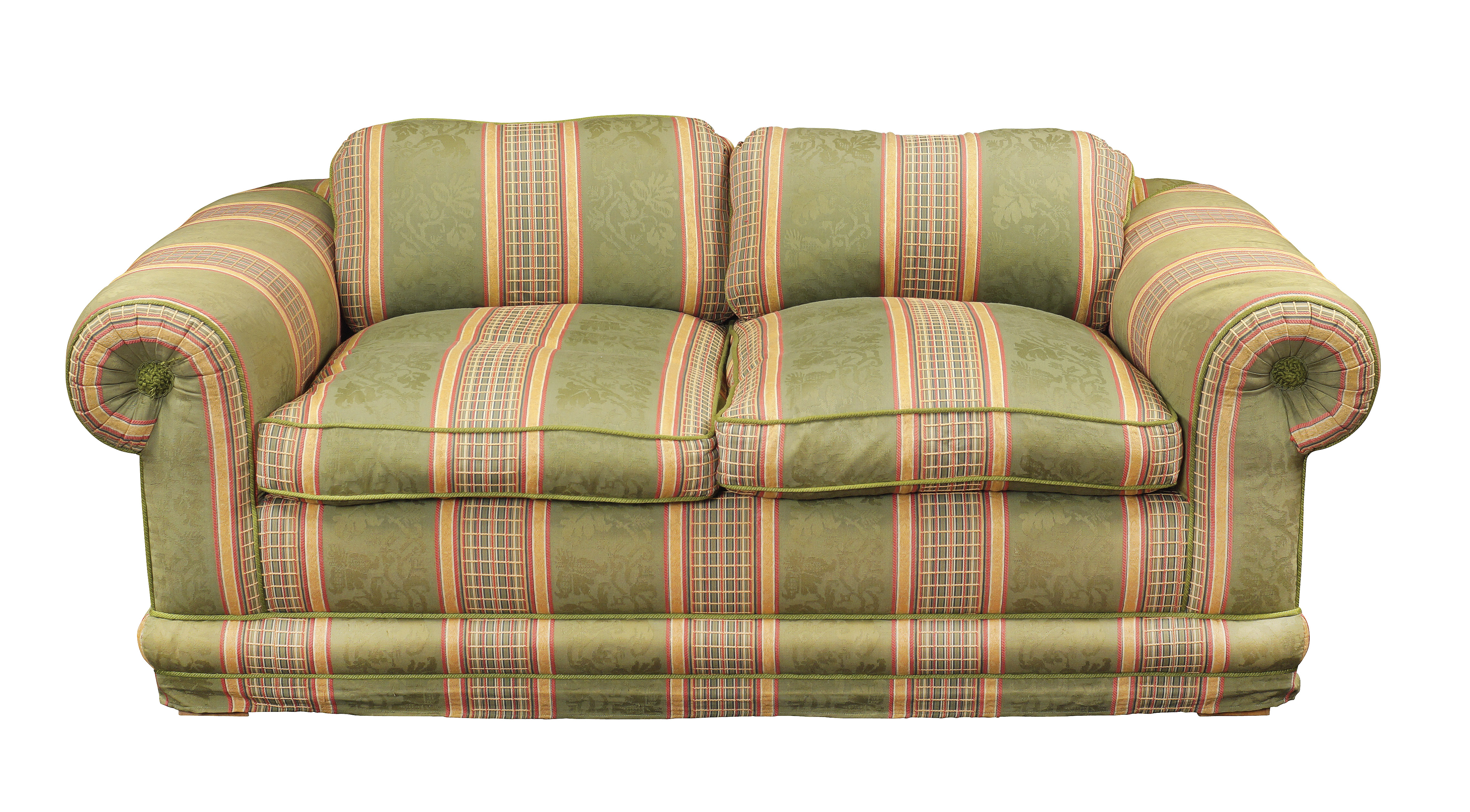 A two seater sofa 20th century 65x183x103 cm.