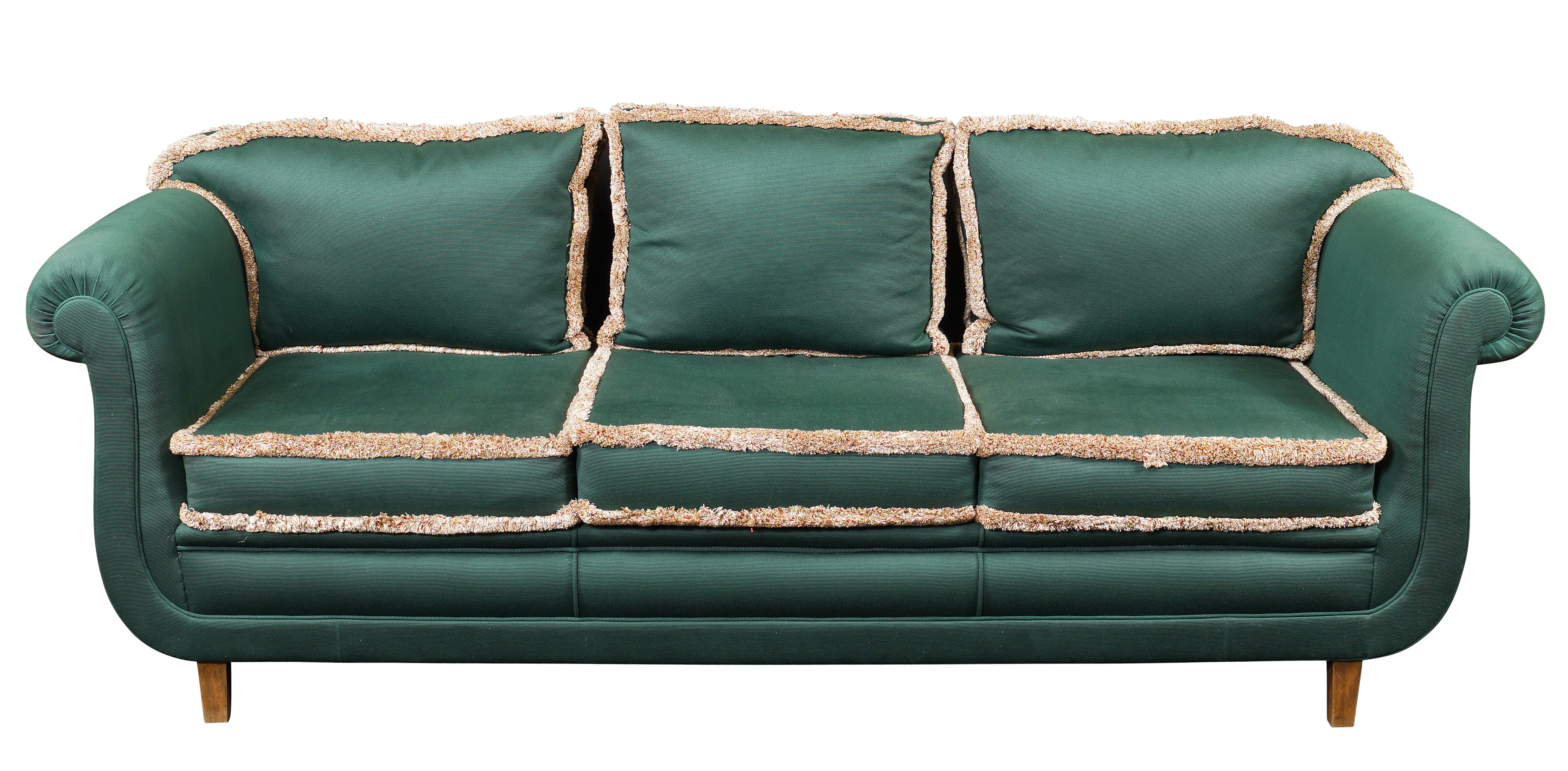 A three seater sofa 20th century 96x240x83 cm.