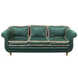 A three seater sofa 20th century 96x240x83 cm.