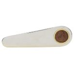 Bulgari, a silver paper knife Rome, 20th century peso lordo 270 gr.