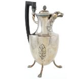 A silver coffeepot France, 1795 -1797 peso 960 gr.