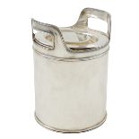 A silver ice bucket Italy, 20th century peso 1090 gr.