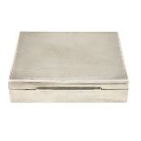 A silver and wood cigarettecase USA, early 20th century peso lordo 295 gr.