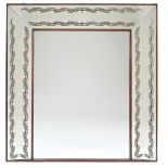 An electrified mirror Italy, 20th century 174x164x8,5 cm.