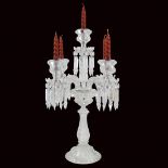 Baccarat, a crystal candelabra France, 20th century 60x40 cm.