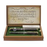 Parker, Cisele 75 a pen set (2) vintage l. 12,5 cm.