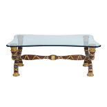 An Empire style coffee table antique manufacture 49x120x79