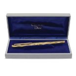 Christian Dior, a vintage Fountain Pen France l. 13,5 cm.