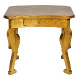 A gilt wood writing desk 20th century 76x85x67 cm.