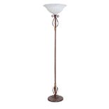 An iron floor lamp 20th century h. 190 cm.