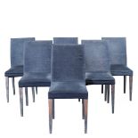 Six Ligne Roset chairs France, 20th century 95x40x48 cm.