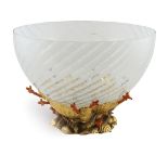 A Murano glass cup 20th century dim. 28,5x39 cm.