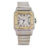 Cartier Santos Galb‚e, wrist watch 1990