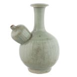 Kendi, a Celadon ceramic jug China, 18th century h. 16 cm.
