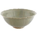 A Celadon ceramic bowl China, XVIII Sec. 8,5x19,5 cm.