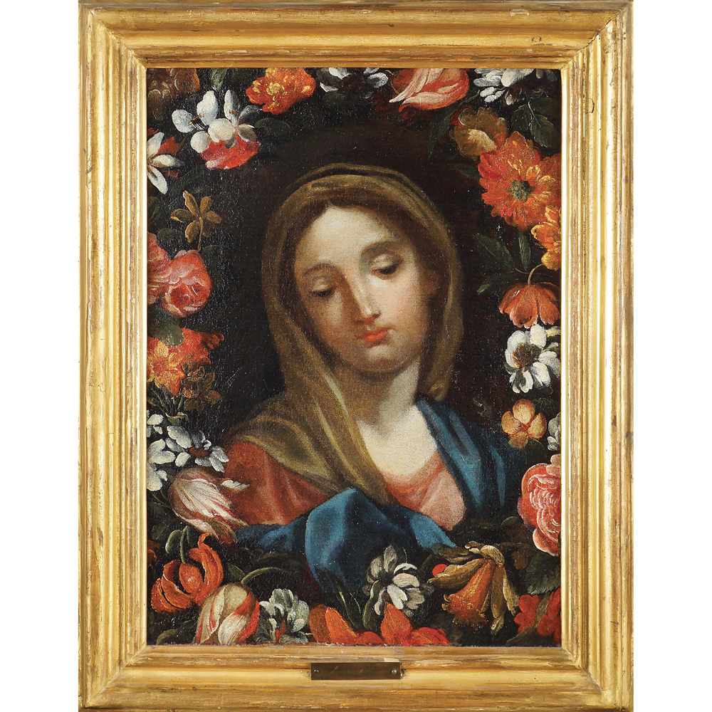 Attributed to Mario Nuzzi as Mario de' Fiori Rome, 1603-1673 43,5x31,8 cm.