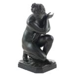 A burnished bronze sculpture Italy, 19th century 28x15x13 cm.