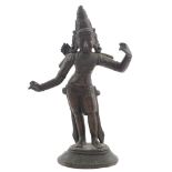 Ancient bronze sculpture oriental manifacture, 18th century h. 16 cm.