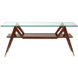 Pierluigi Giordani, mahogany console '60ies 80x180x40 cm.