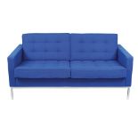 Knoll, Florence relaxed sofa '90ies 76x160x84 cm.