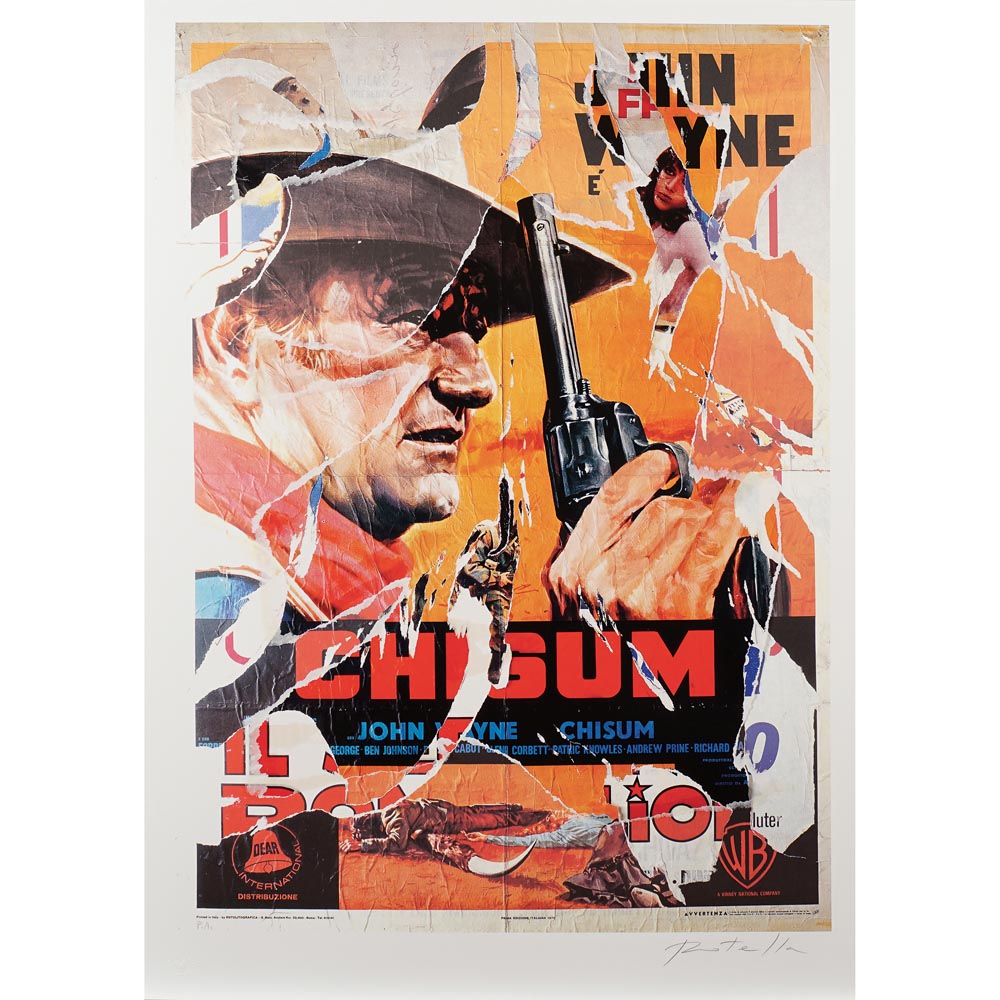 Mimmo Rotella Catanzaro 1918 - Milano 2006 100x70 cm.