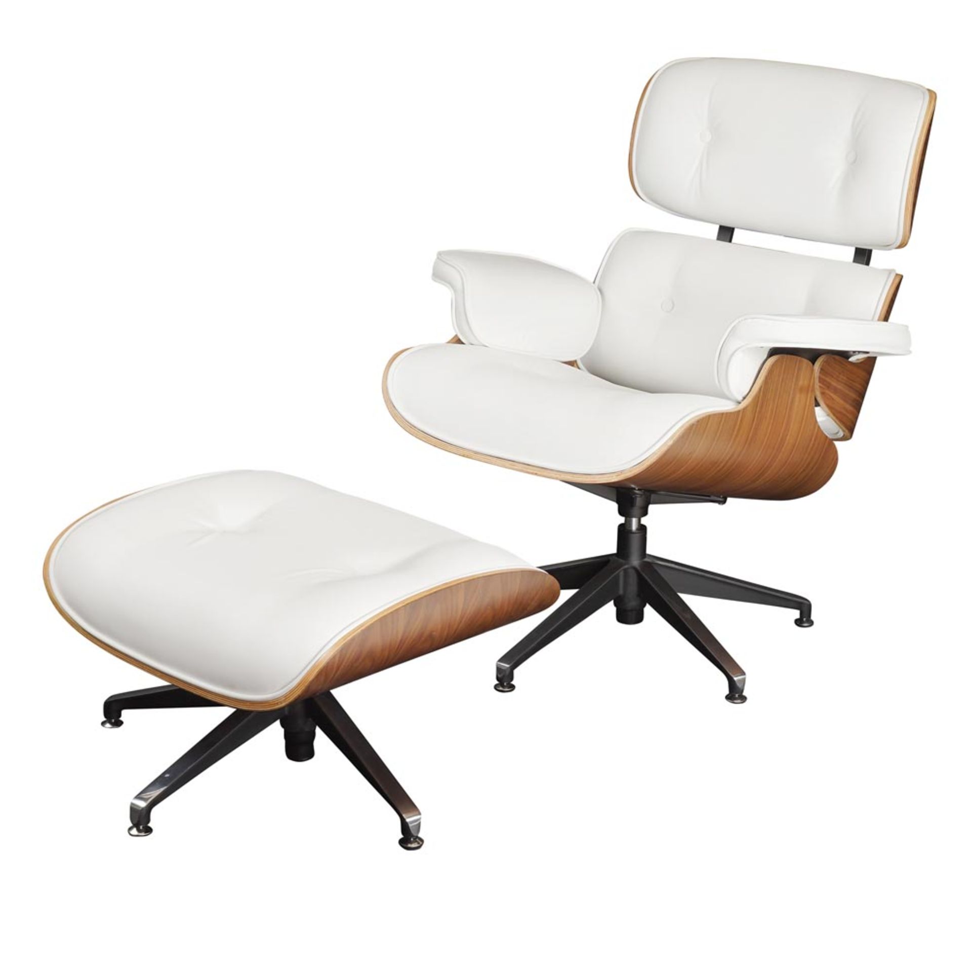 Lounge Chair armchair, copy from Charles Eames 20th century (poltrona) 93x72x83 cm.