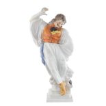 Herend, a vintage porcelain figure Unghery, 20th century h. 29 cm.