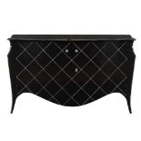 A wavy lined dresser Modern manifacture 95x154x48 cm.