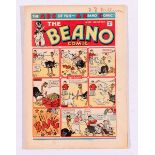 Beano 167 (1941). Propaganda war issue. Doubting Thomas directs the lighthouse beam onto the