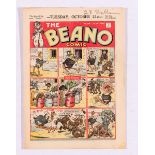 Beano comics 164 (1941). Propaganda war issue. Wild Boy infiltrates a traitors meeting of German