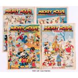 Mickey Mouse Weekly (1938) 100-152. Complete year. First Snow White and the Seven Dwarfs by Walt