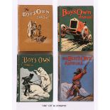 Boy's Own Annual (1879-1935) No 1 (1879), No 28 (1905-6), No 39 (1916-17), No 49 (1926-27), No 58 (