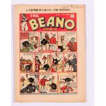 Beano comics 165 (1941). Propaganda war issue. Lord Snooty leads an RAF bombing raid over